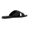 Tory Burch T Lock Cross Band Slides - Perfect Black - Thumbnail 2