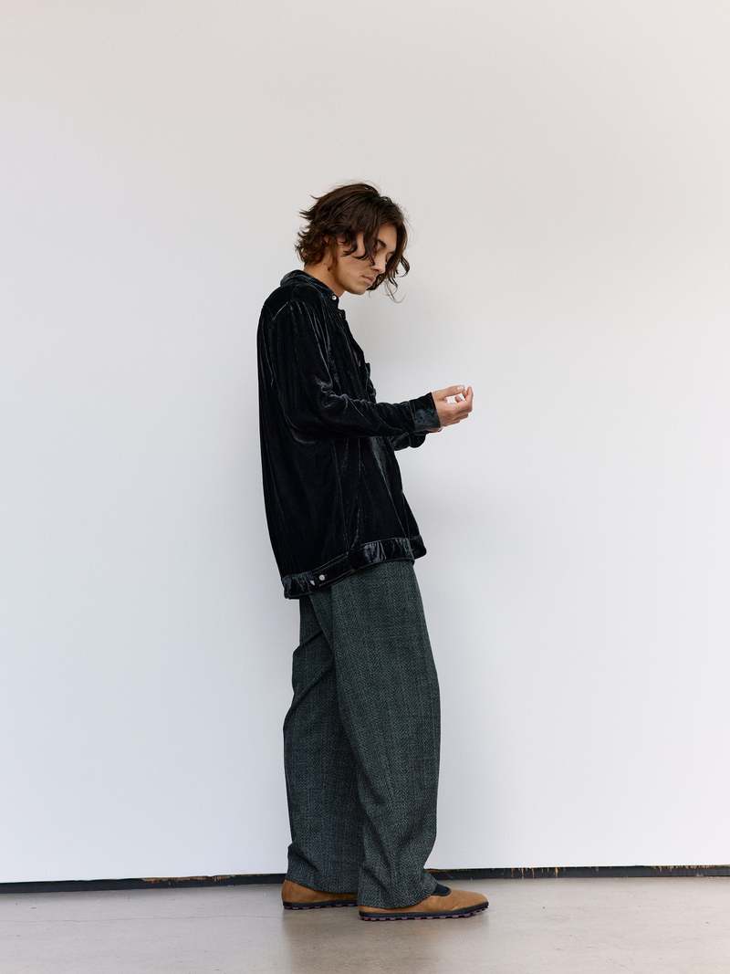 Magliano Black Velvet Officina Pijama Shirt