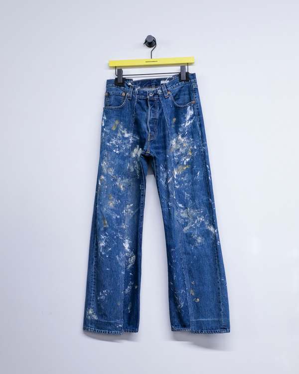 Old Park Painted Baggy Jeans | Garmentory