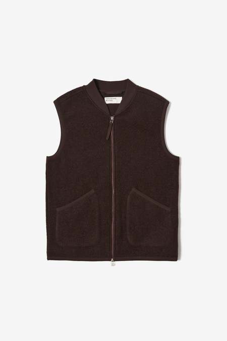 『別注』Needles URBS Piping Quilt Vest track Needles Piping Quilt Vest - Charcoal | Garmentory