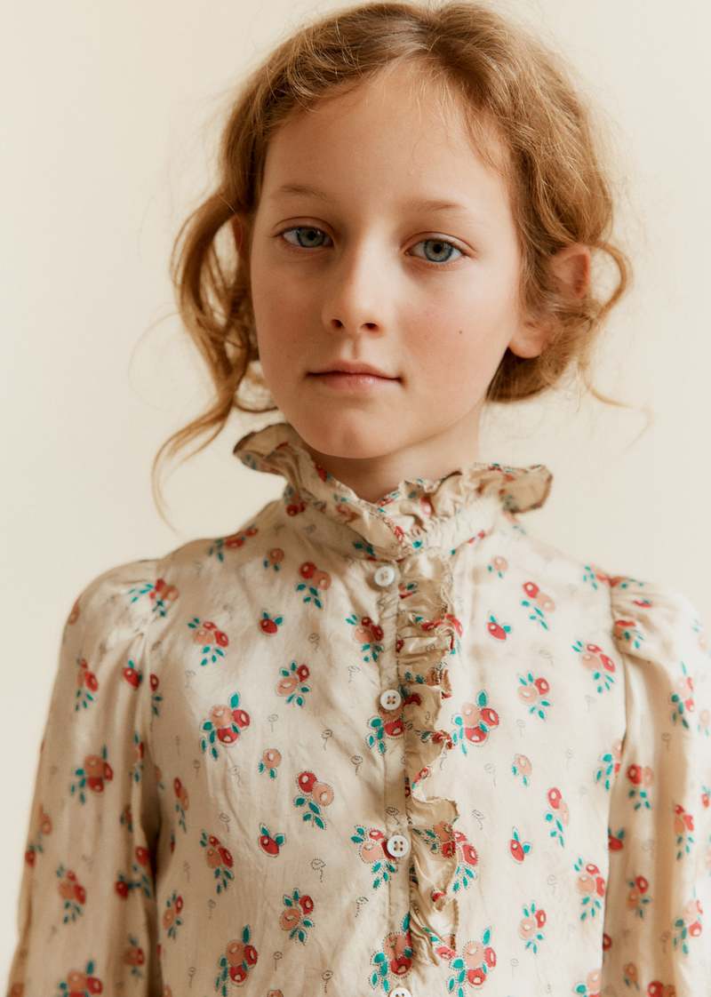KIDS Caramel Cauliflower Girl's Blouse