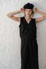 Caramel Panelled Silk Dress - Black - Thumbnail 6