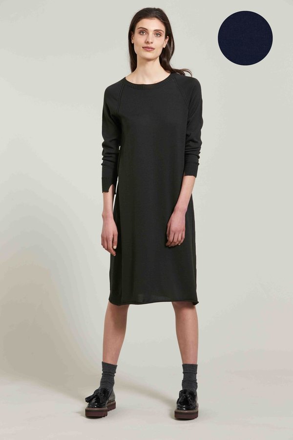 Standard Issue Seamed Dress - Navy | Garmentory
