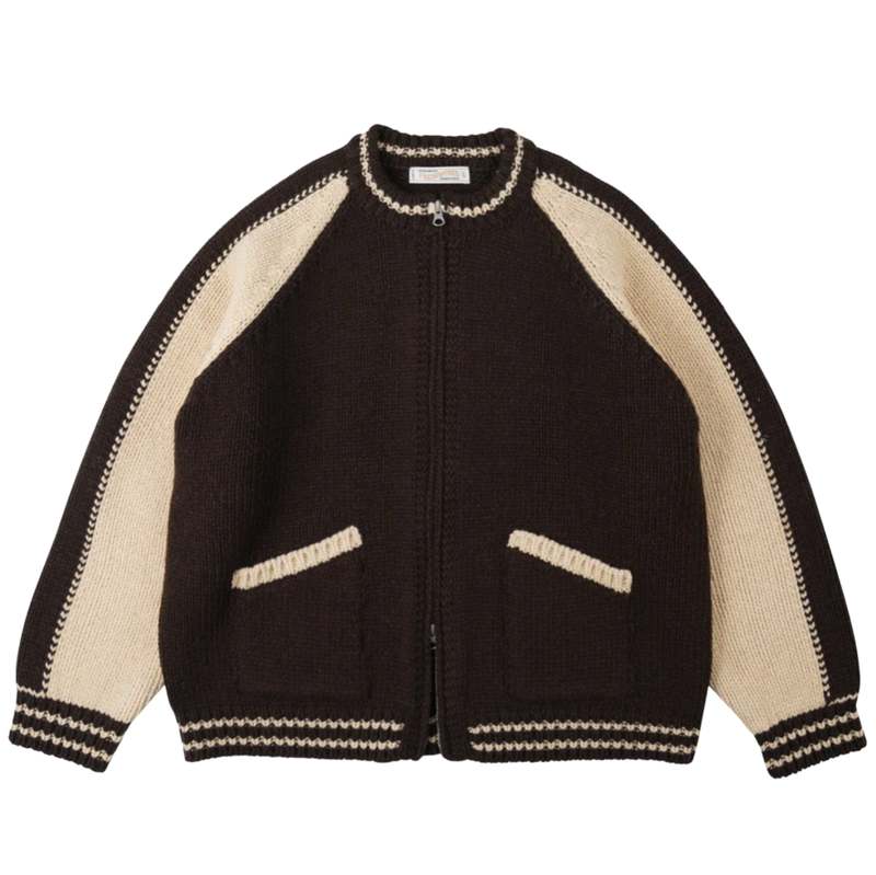 FRIZMWORKS Wool Varsity Cardigan