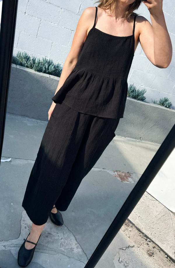 Neranese Dune Set - Black Seersucker Neranese Dune Set - Black Seersucker