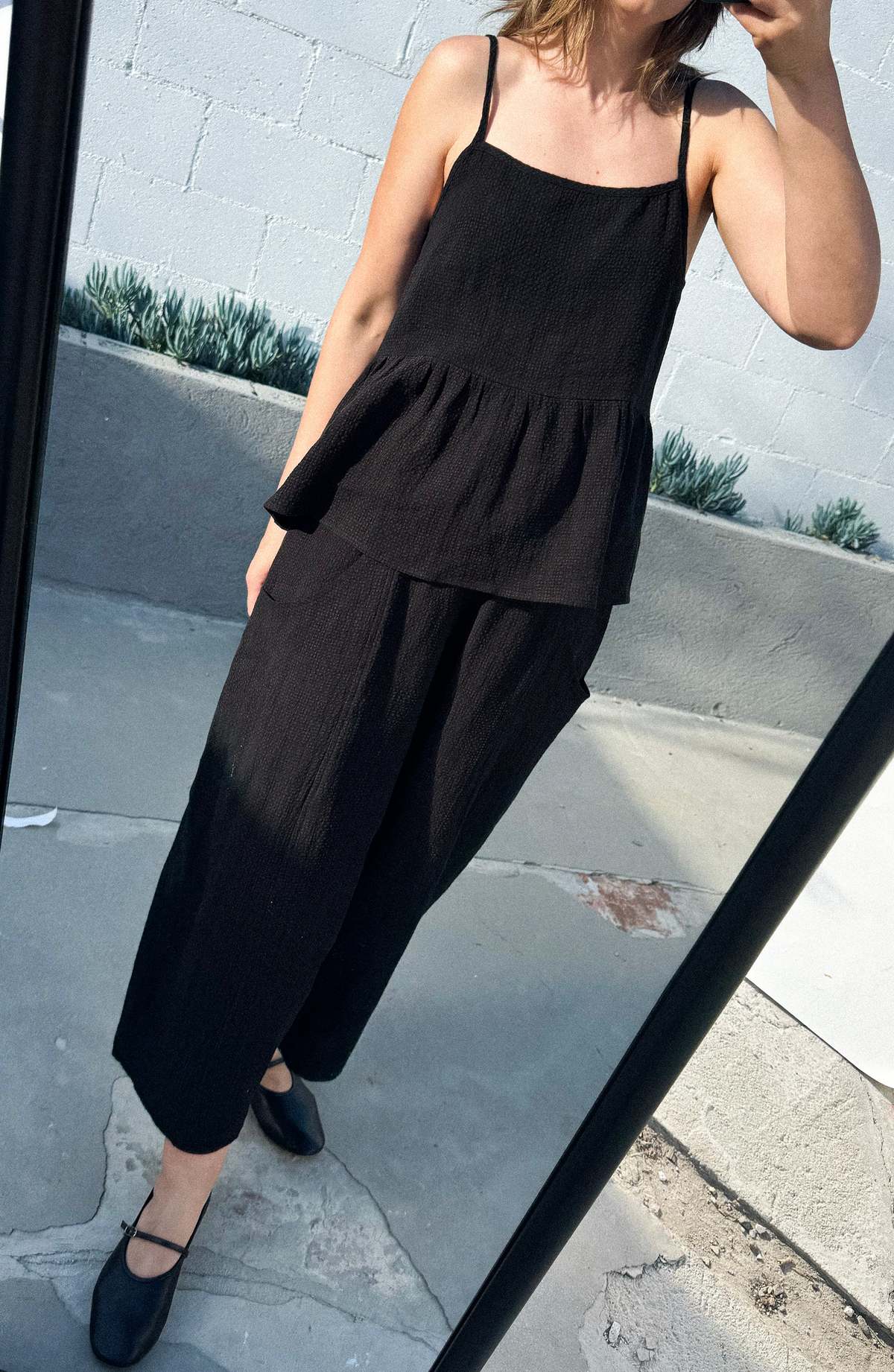 Neranese Dune Set - Black Seersucker - Image 1 of 3