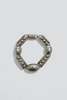 Vintage Oval Deco Bar Link Bracelet - Sterling Silver - Thumbnail 1
