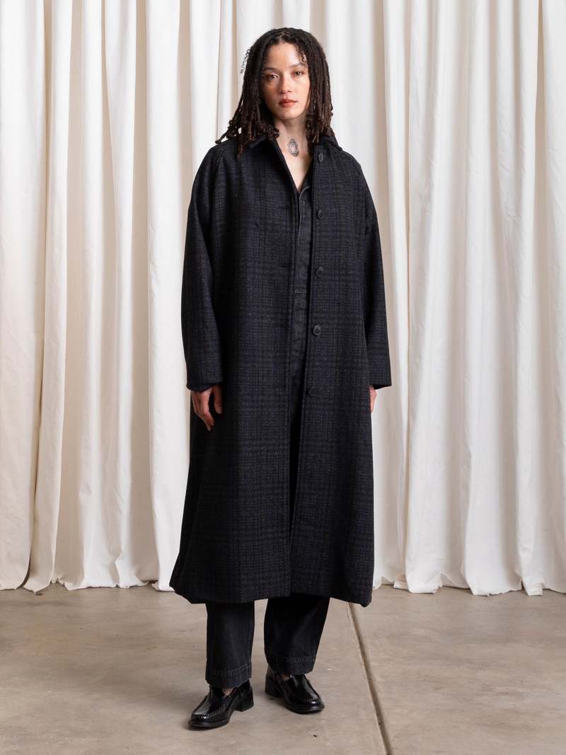 Ali Golden Wool Trench Coat