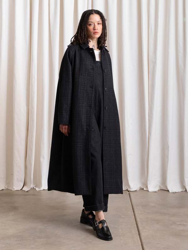 Ali Golden Wool Trench Coat