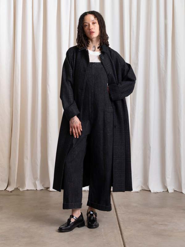 Ali Golden Wool Trench Coat