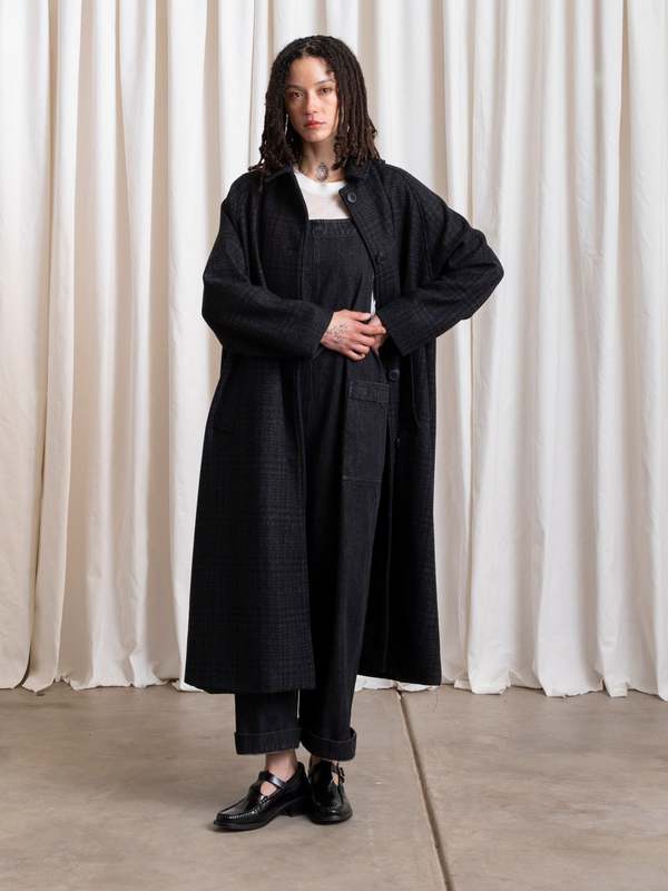 Ali Golden Wool Trench Coat