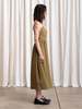 Ali Golden Tie Back Midi Dress - Thumbnail 8