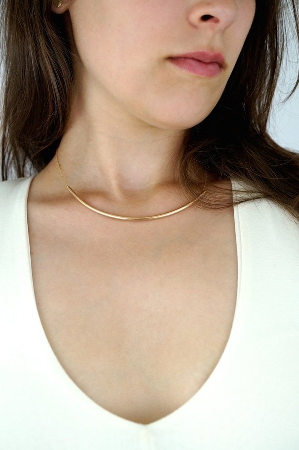 Hannah Naomi Collar Necklace - Gold