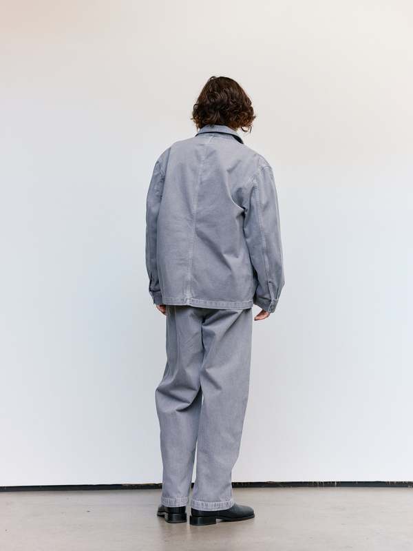 Lemaire Heather Denim Workwear Overshirt | Garmentory
