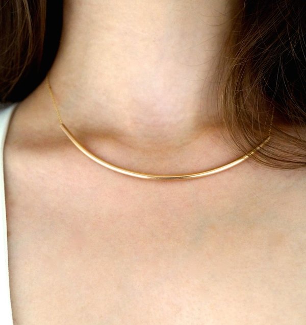Hannah Naomi Collar Necklace - Gold