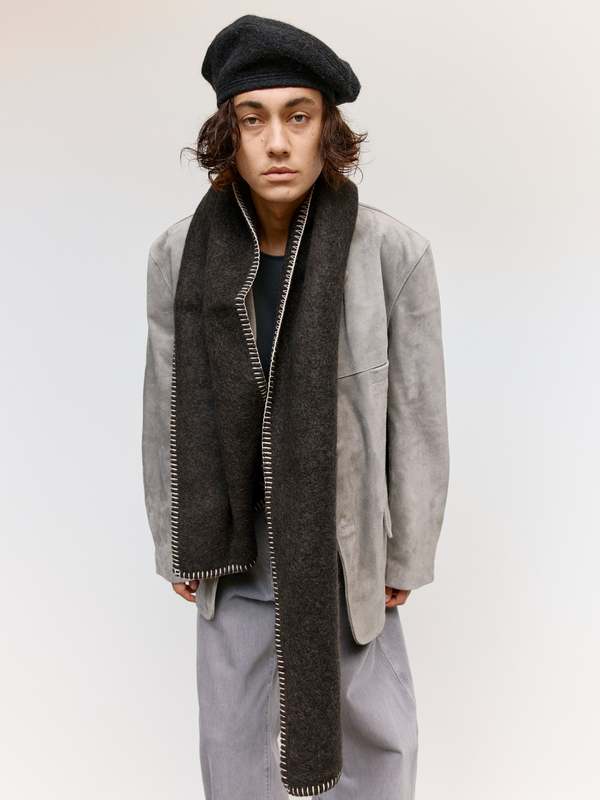 Lemaire Alpaca Cocotte Fluffy Scarf | Garmentory