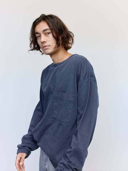 Lemaire Collarless Relaxed Shirt - Dark Tobacco | Garmentory