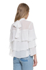 Endless Rose Semi High Neck Top With Flared Sleeves - Ivory - Thumbnail 2