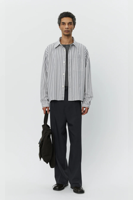 mfpen Generous Shirt - White Stripe | Garmentory