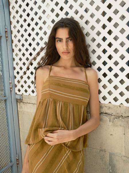 トップス palomawool CANETE TOP Paloma Wool Canete Top - Brown | Garmentory