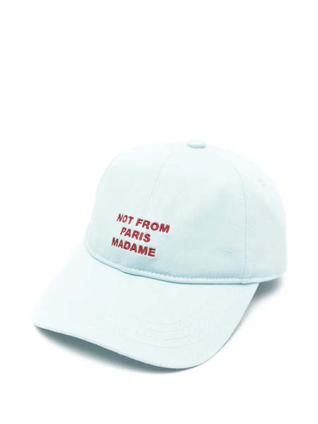 b.eautiful b.E Hat - Black Denim/Off White | Garmentory