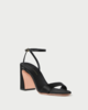 Loeffler Randall Malia Curved Heel Simple Sandal with Ankle Wrap - Black - Thumbnail 2