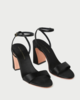 Loeffler Randall Malia Curved Heel Simple Sandal with Ankle Wrap - Black - Thumbnail 3