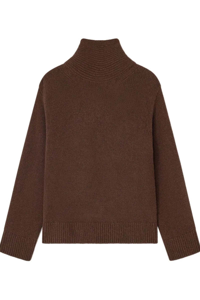 Ganni Chunky Yak Open Back Pullover