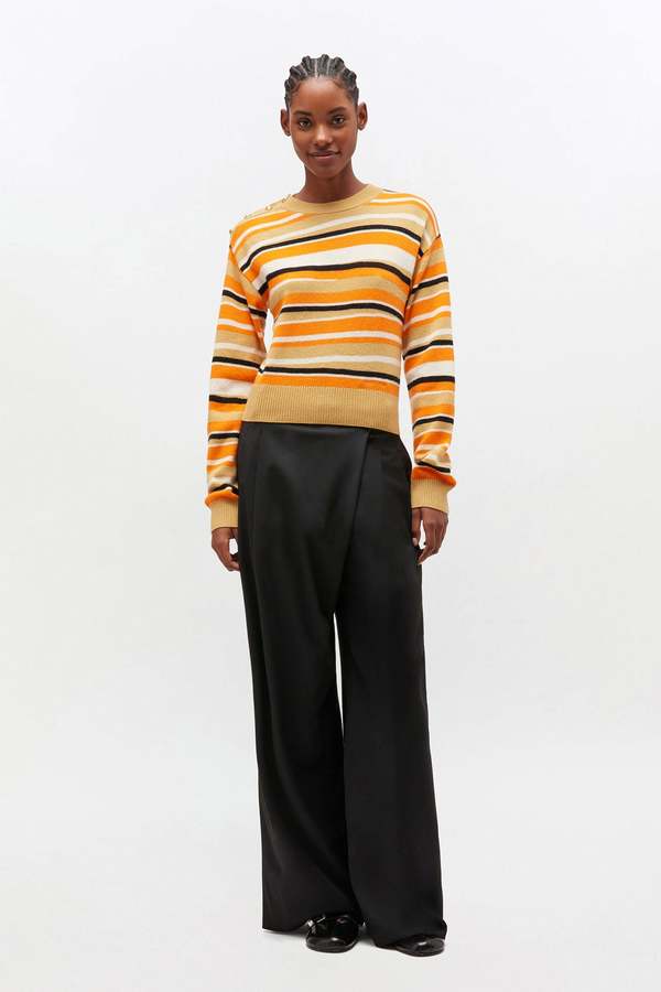 Ganni Cross-Over Trousers