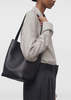 The Row Saddle Leather Medium N/S Park Tote - Black - Thumbnail 2