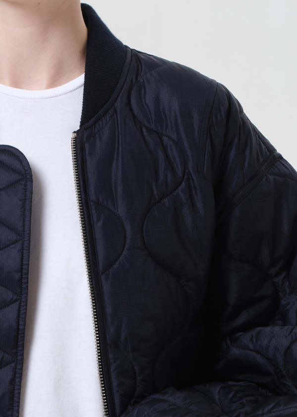 AGOLDE Isla Quilted Jacket - Ink
