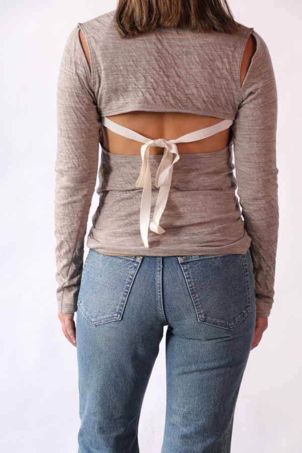 Tanaka High Neck Jersey Top