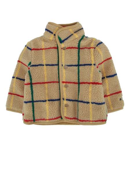 Kids Caramel FURZE COAT - RED CHECK | Garmentory
