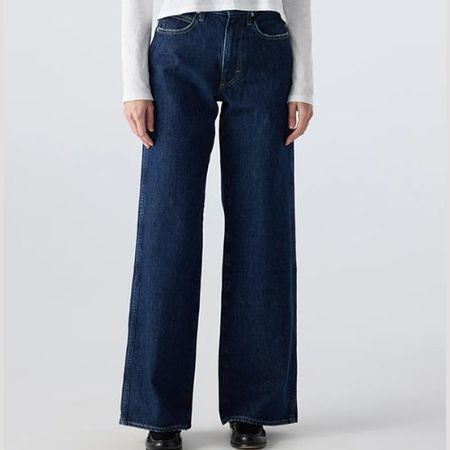 パンツ AMOMENTO DRAWSTRING DENIM PANTS Amomento Drawstring Denim Pants in Black | Garmentory