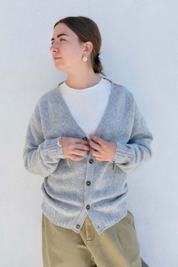 La Fetiche Beaton V Neck Cardigan