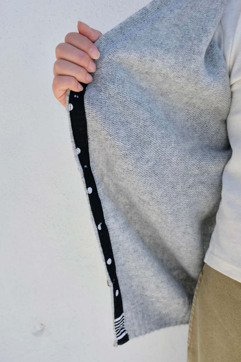 La Fetiche Beaton V Neck Cardigan