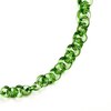 JANE D'ARENSBOURG Tiny Green Glass Chain Necklace - Leaf Green - Thumbnail 4