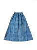 Happy French Gang Tilda Indigo Thin Stripes Skirt - Thumbnail 1