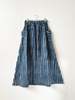 Happy French Gang Tilda Indigo Thin Stripes Skirt - Thumbnail 3