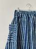 Happy French Gang Tilda Indigo Thin Stripes Skirt - Thumbnail 4