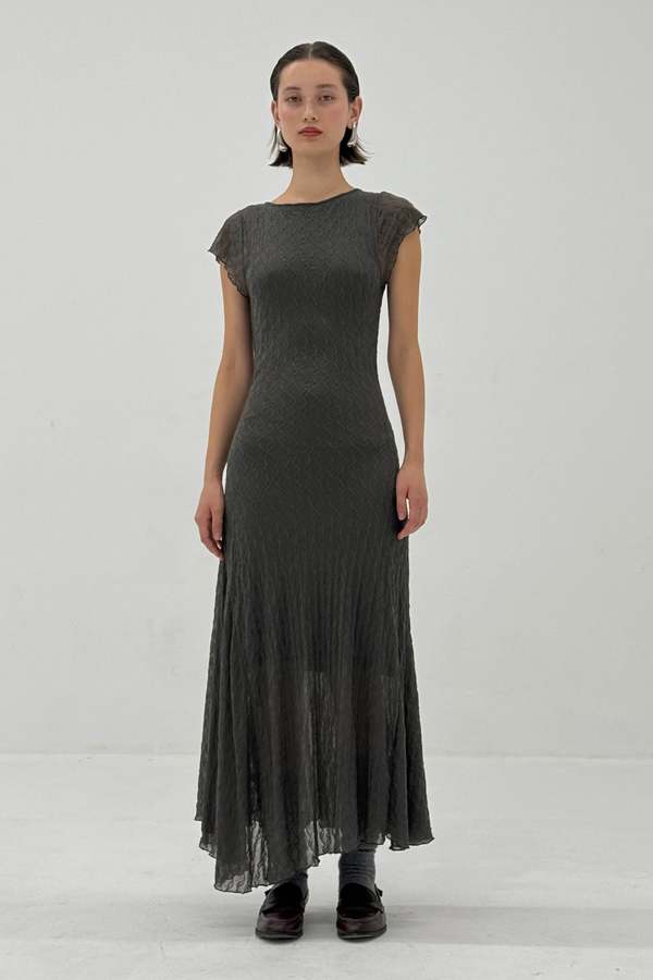 asymmetrical dress near me Yvette Slip Maxi Dress With Asymmetrical Hem - Black