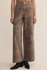 Z Supply Marli Denim Leopard Pant - Desert Tan - Thumbnail 3
