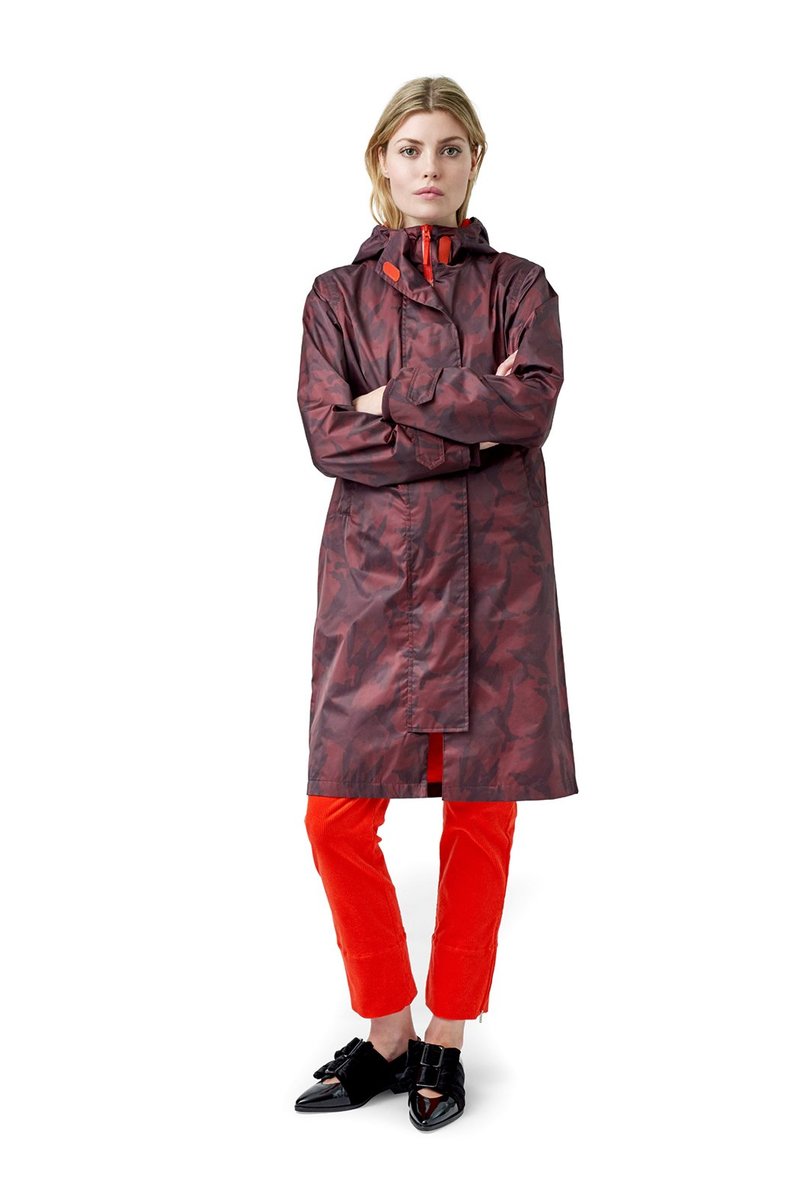 GANNI VANDALIA COAT DECADENT CHOCOLATE Garmentory