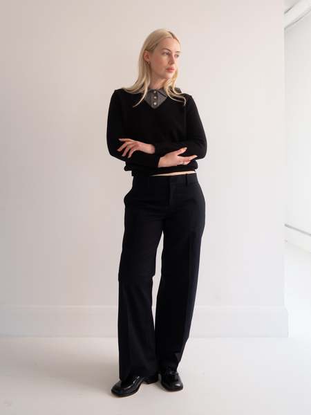 Sandy Liang Cam Pants - Black | Garmentory