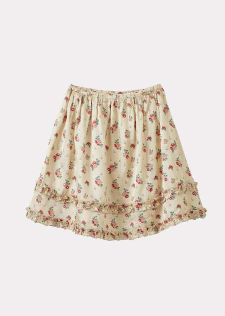 Kids Caramel HEDERA SKIRT - GOLD CHECK | Garmentory
