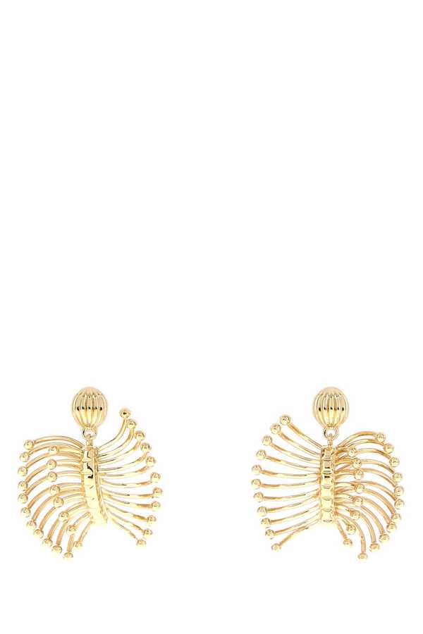 MIU MIU Gold Metal Earrings - Oro