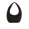 HVISK Haze Twill Quilt Tote Bag - Black - Thumbnail 1