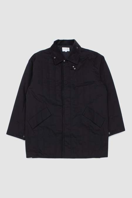 ＜STILL BY HAND＞ AIRY HALF COAT サイズ1 黒 スティルバイハンド STILL BY HAND エアリーハーフコート AIRY