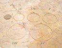 Hannah Naomi HAMMERED HOOP EARRINGS - Thumbnail 10