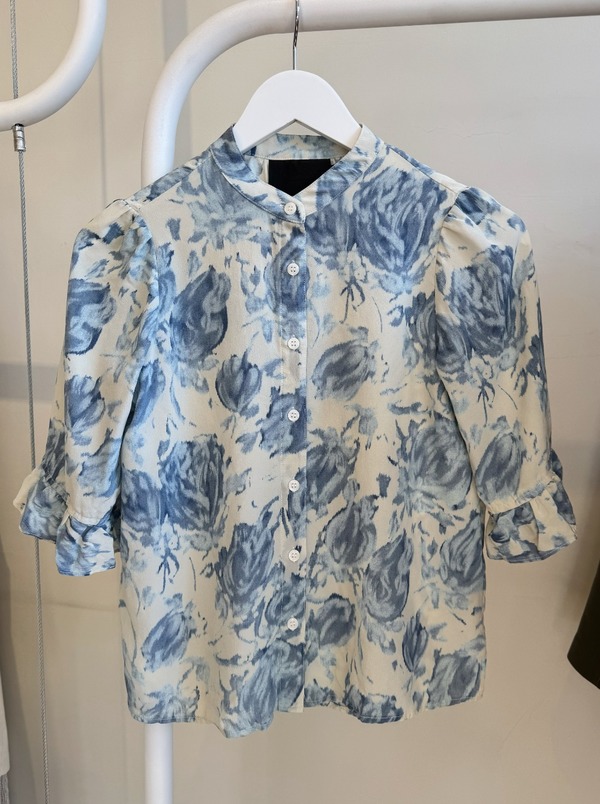 No.6 Watercolour Silk Blouse